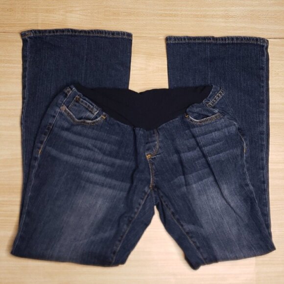 A Pea In The Pod Maternity Womens Pull On Bootcut Jeans XL - Picture 1 of 9